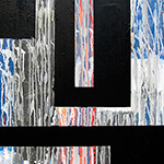 
                  <ul>
                    <li>Keekaboo, 2007, Detail,</li>
                    <li>Mixed Media/ Wax on Canvas,</li>
                    <li>250 x 250cm</li>
                  </ul>